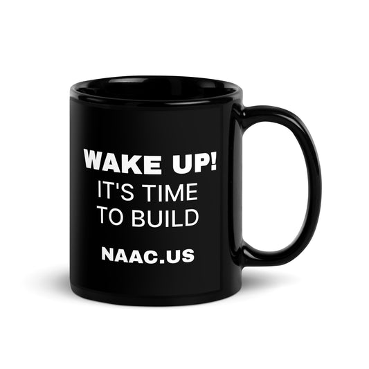 NAAC Black Mug